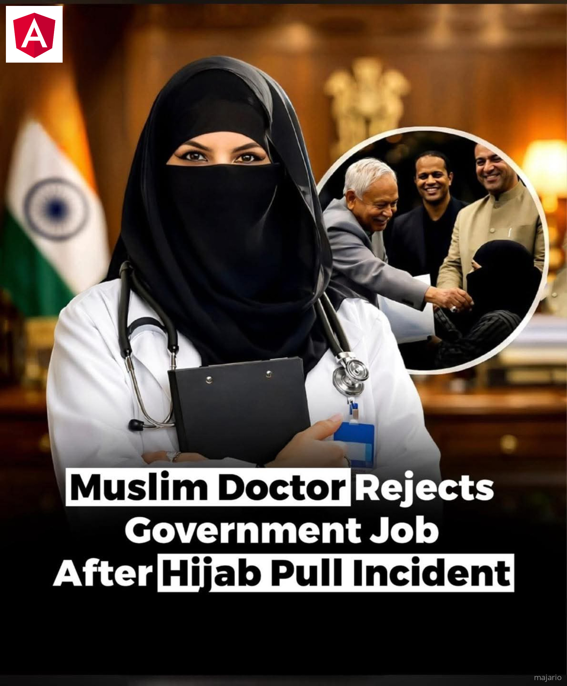 Dr. Nusrat Praveen, the AYUSH doctor whose hijab was publicly pulled down by Bihar Chief Minister Nitish Kumar during an appointment ceremony on December 15, 2025, has refused to join the government job she was offered. According to multiple reports:
