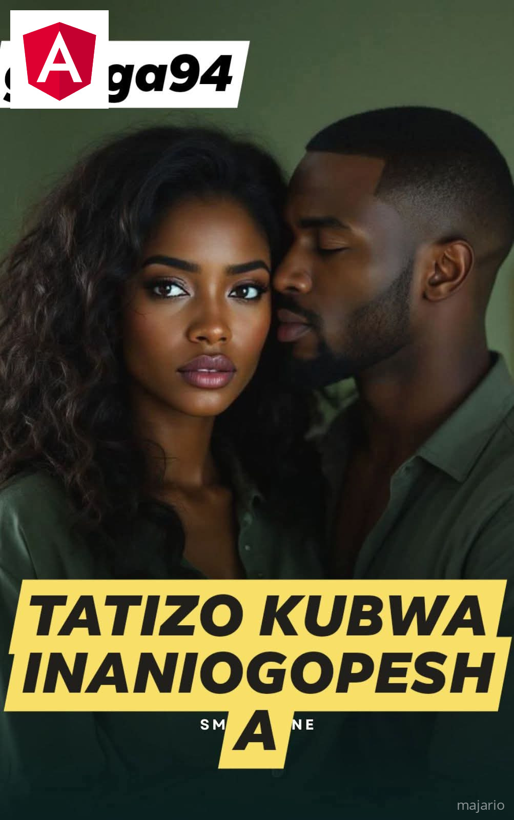 𝗧𝗔𝗧𝗜𝗭𝗢 𝗞𝗨𝗕𝗪𝗔 𝗜𝗡𝗔𝗡𝗜𝗢𝗚𝗢𝗣𝗘𝗦𝗛𝗔 SEHEMU YA 8 "Vipi kuna nini mbona umepoteza furaha gafla, uso wako umelikimbiza tabasamu