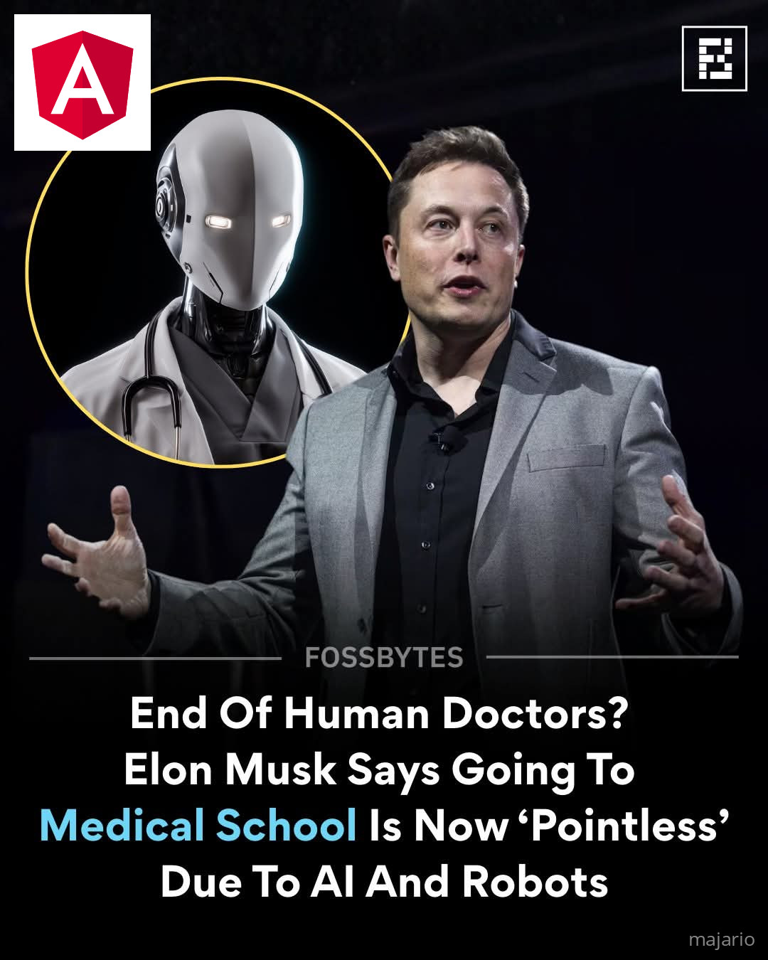 Elon Musk recently spoke on the Moonshots podcast hosted by Peter Diamandis, claiming that going to medical school