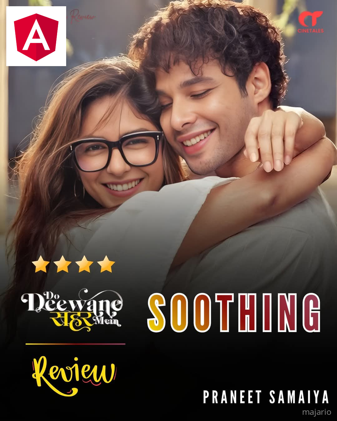 Movie: Do Deewane Seher Mein Rating: ⭐⭐⭐⭐ Review: SOOTHING  #SiddhantChaturvedi & #MrunalThakur shine in this raw &realistic love story 🫶