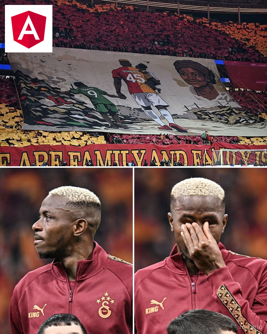 Victor Osimhen alishindwa kujizuia na kutoa machozi..  FOOTBALL ⚽.